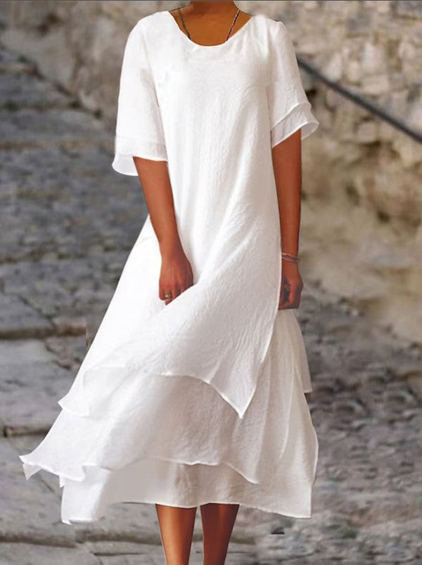 Nara - Robe élégante et chic avec superpositions