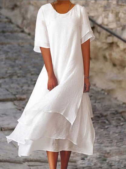 Nara - Robe élégante et chic avec superpositions