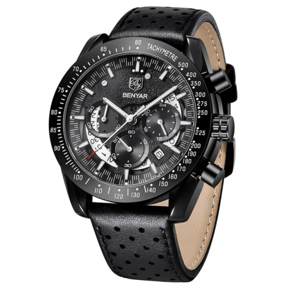 Crimson Tide | Elegant Quartz Timepiece