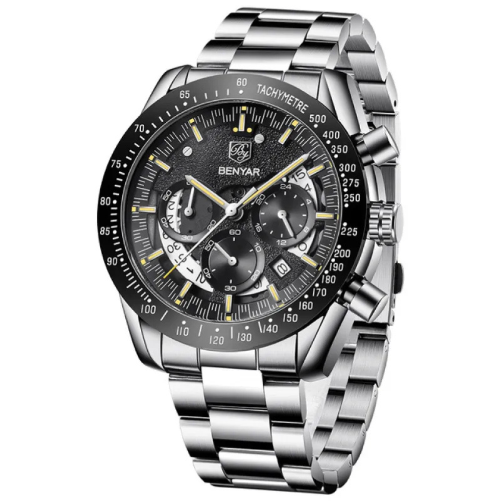 Crimson Tide | Elegant Quartz Timepiece