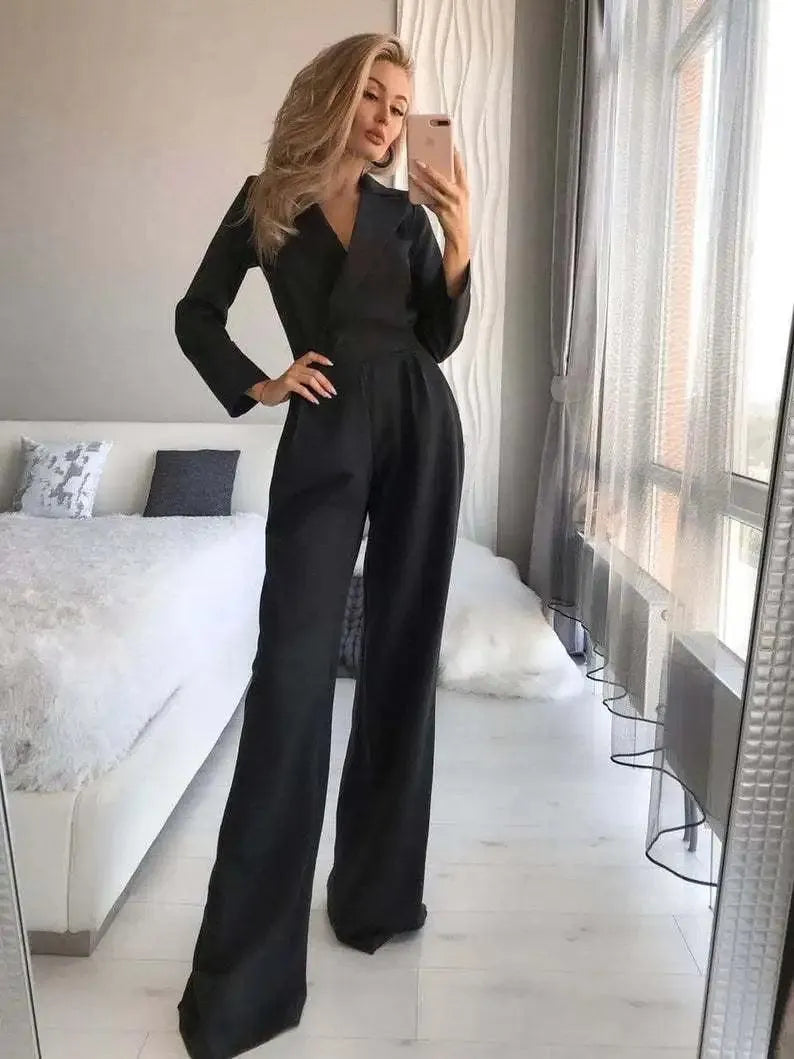 Mono | Chic et féminin | Manches larges | Parfait pour le bureau et les sorties nocturnes