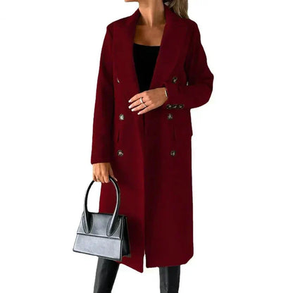 Manteau d'hiver pour femmes avec dos - chaleur avec une touche de mode