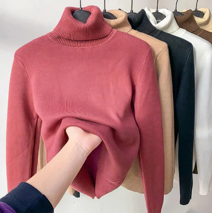 Isabella - pull à col roulé élégant pour femme