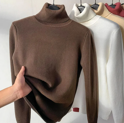 Isabella - pull à col roulé élégant pour femme