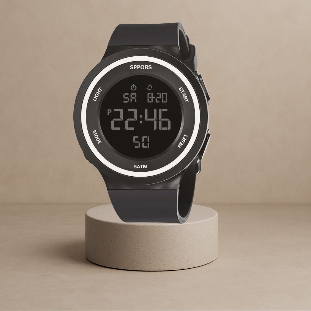 Zelara LED digital quartz watch for men