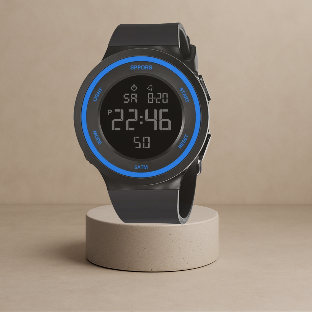 Zelara LED digital quartz watch for men