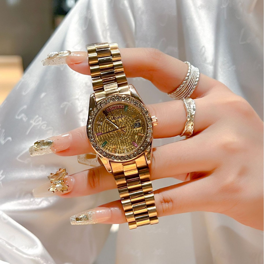 Vaelina | Waterproof Quartz Steel Watch