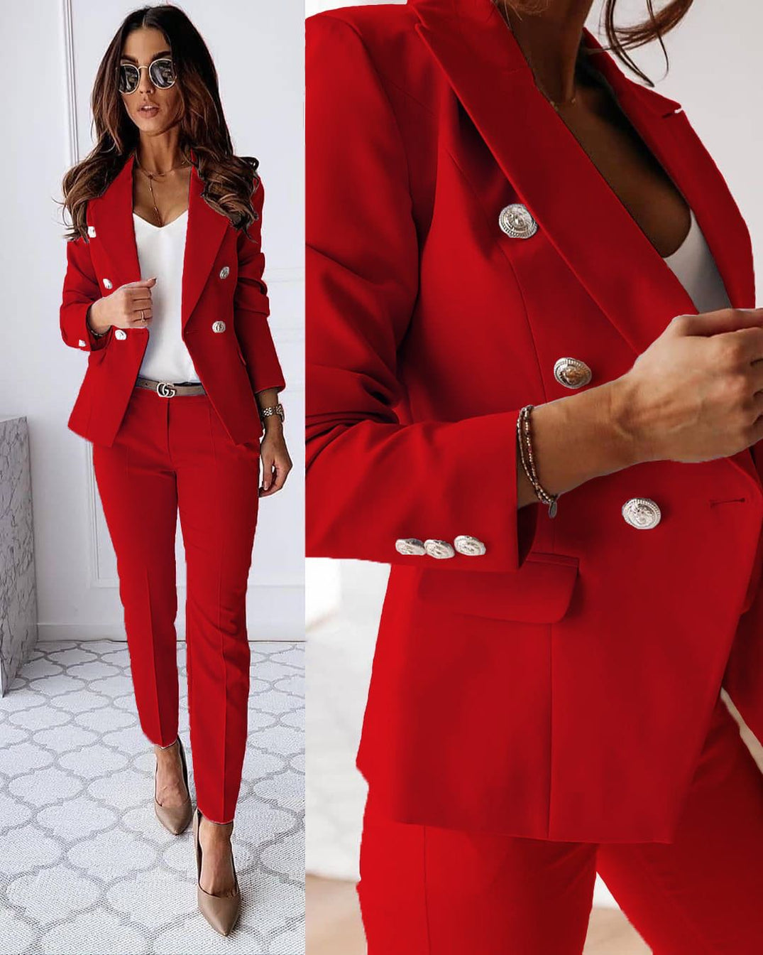 Viviane - Costume élégant pour femmes avec veste et pantalon