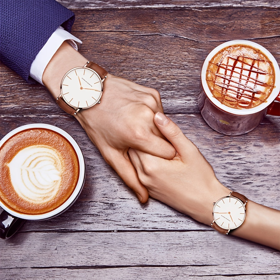 LeatherGleam - Women's Watch