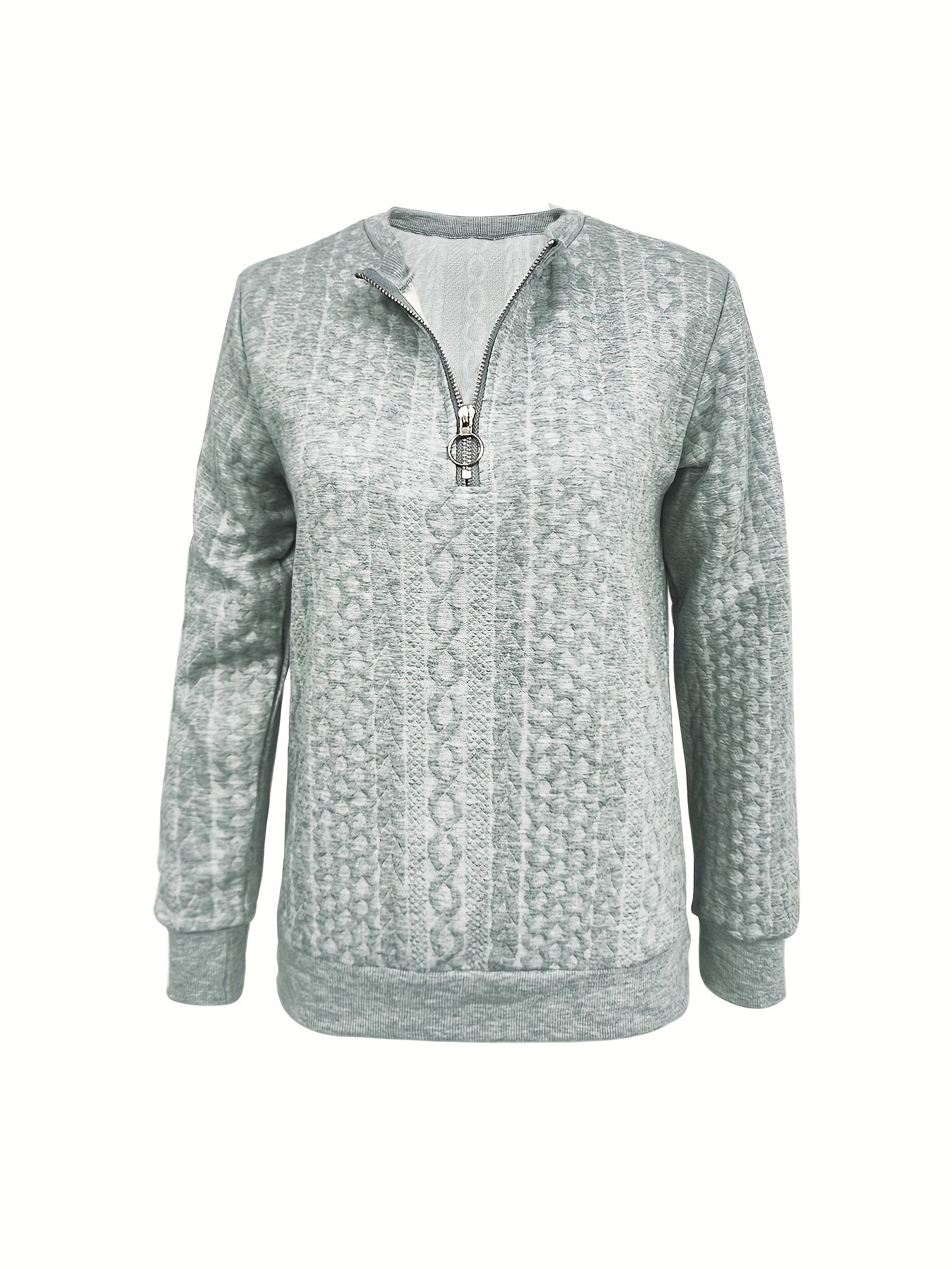 Kiera - Sweat casual demi-zip pour femmes (automne)