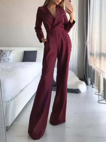 Mono | Chic et féminin | Manches larges | Parfait pour le bureau et les sorties nocturnes