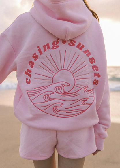 Waele Hoodie | Chasing Sunsets Graphic Hoodie