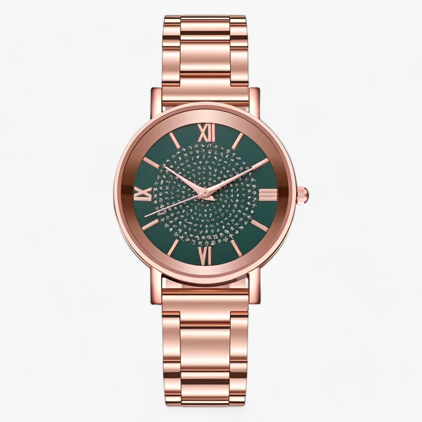 Luxury watch Précise | Stainless steel band