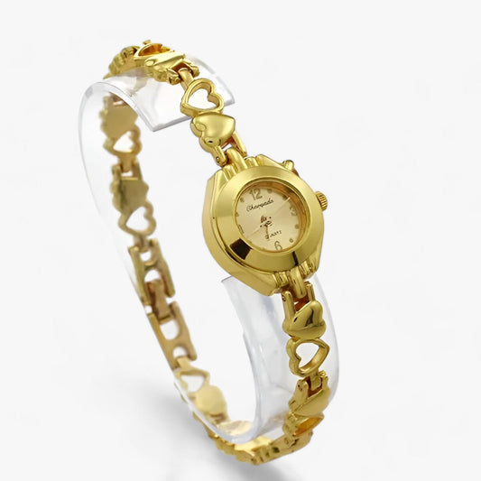 Quartz watch with retro Roman numerals Bracelet